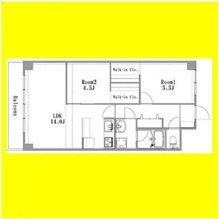 グランメール青山【1階】の間取り