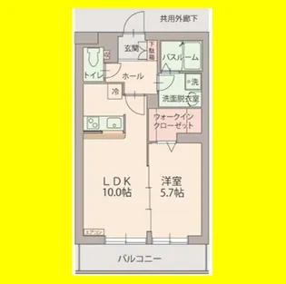 グローバルヒルズ【103号室】の間取り