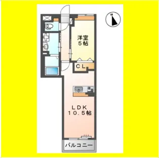 紺屋館【3階】の間取り