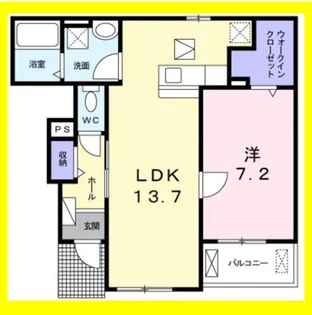 ジェネス【1階】の間取り