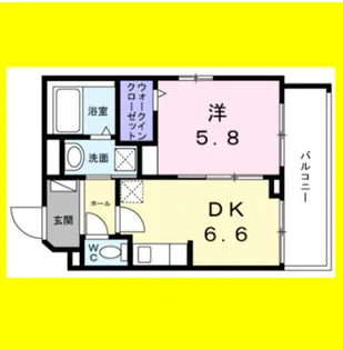 フラッグシップ中町【2階】の間取り