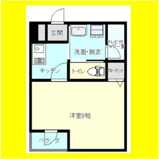 セントマルタ七間町【3階】の間取り