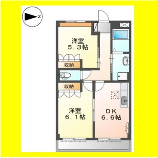 パインハート【1階】の間取り