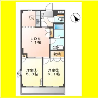 パークフロント大門【1階】の間取り