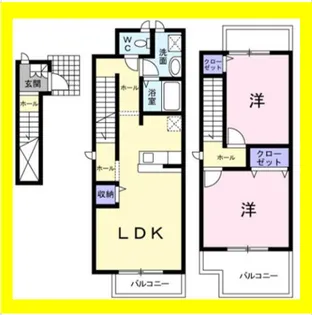 フィオーレ B【2階】の間取り