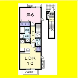 カーサ・セレノ【2階】の間取り