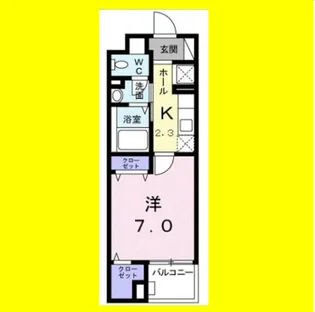リアン M【2階】の間取り