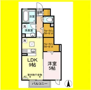 グラード【1階】の間取り