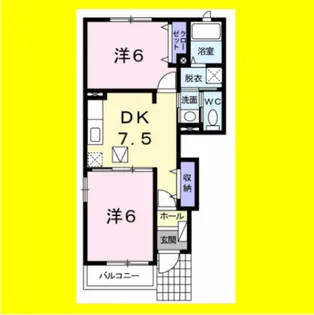 カーネリアン【1階】の間取り