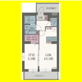 アルカディア【402号室】の間取り