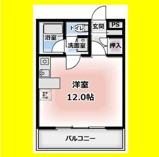 ルミエール馬渕【2階】の間取り