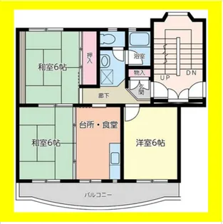 コーポ一色【4階】の間取り