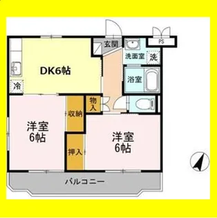 エクレール・ユウ【2階】の間取り