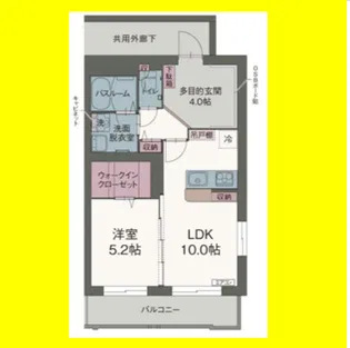 リバーサイド桜Ⅱ【1階】の間取り