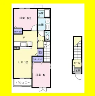 マシュ ケ ナダ【2階】の間取り