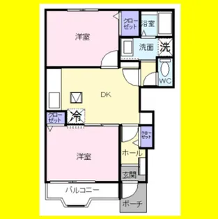 カーサ・B【1階】の間取り