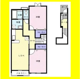 グランシャリオ【2階】の間取り
