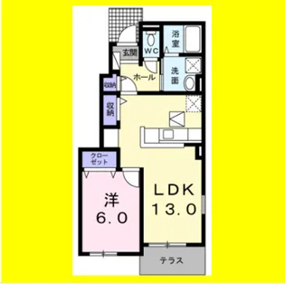 ドルチェ【1階】の間取り