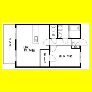 サウスコート【1階】の間取り