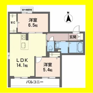 メルファレーン【3階】の間取り