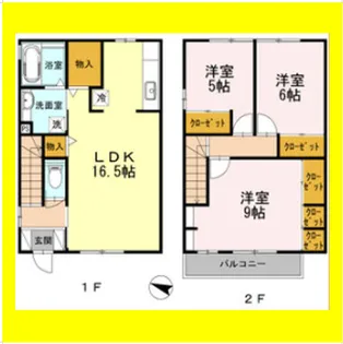 フローラの間取り