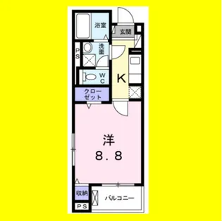 AFCレジデンス・Ⅰ【2階】の間取り