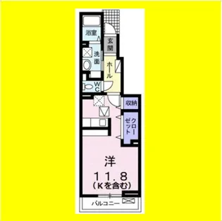 リアン【1階】の間取り