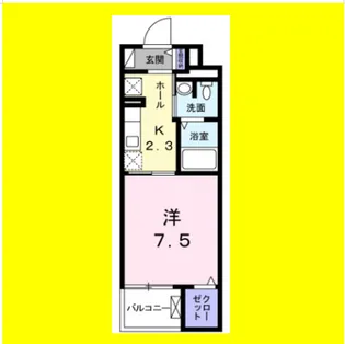 ロイヤルナカダ【3階】の間取り