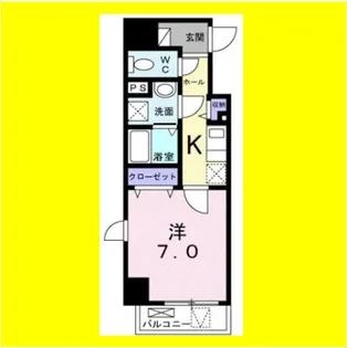 AFCレジデンス・Ⅶ【6階】の間取り