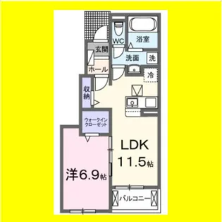 スパークル【1階】の間取り