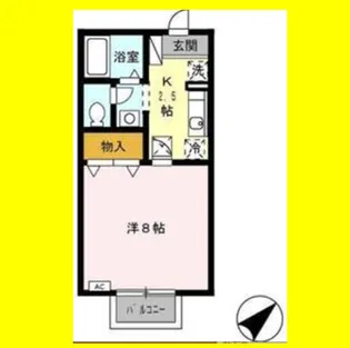 リヴェール【1階】の間取り