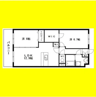 グランストーク上伝馬【4階】の間取り