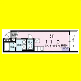 AURORA【3階】の間取り