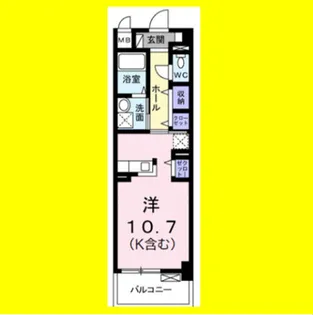 カラフル ウェーブ【1階】の間取り