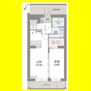 フローラ曉【2階】の間取り