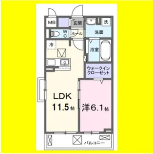 ボナミ B【1階】の間取り