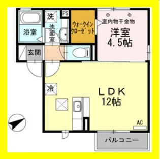 ヴィラ・カーサ【1階】の間取り