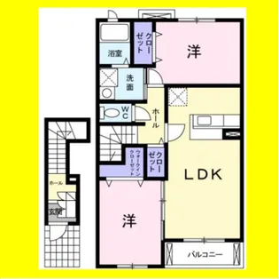 ラルジュ【2階】の間取り