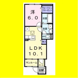 オハナハウス【1階】の間取り