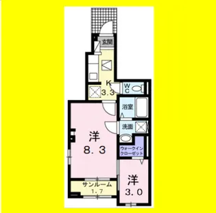 ラフィーネEⅢ【1階】の間取り