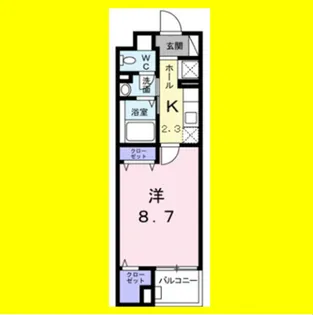 グレイスコモンズ東静岡【2階】の間取り