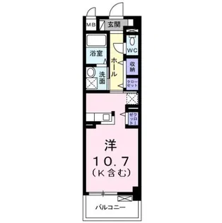カラフル ウェーブ【2階】の間取り