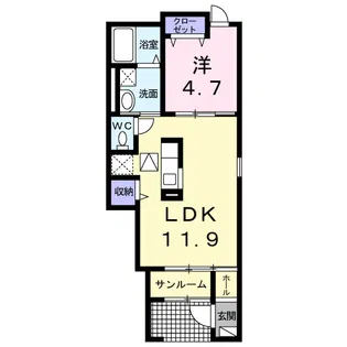 サードスクエアⅠ【1階】の間取り