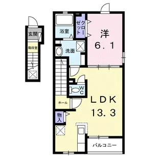 セラス【2階】の間取り