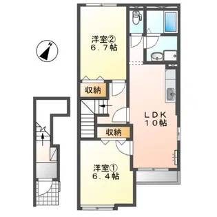 アネックス・ネオ【2階】の間取り