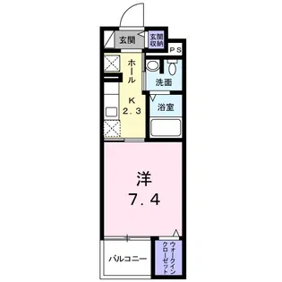 レジデンス・ヤギⅡ【4階】の間取り