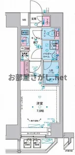 ジェノヴィア麻布十番グリーンヴェール【同棲&ペットもOKのデザ【2階】の間取り
