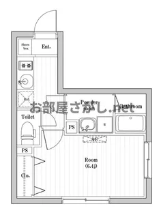 コンポジット渋谷本町【西新宿5丁目駅徒歩圏/11月下旬入居可】【4階】の間取り