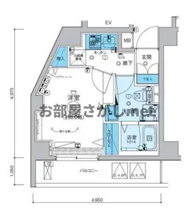 リヴシティ横濱インサイト【4階】の間取り