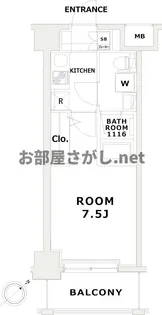 プレミアムキューブ三田【6階】の間取り